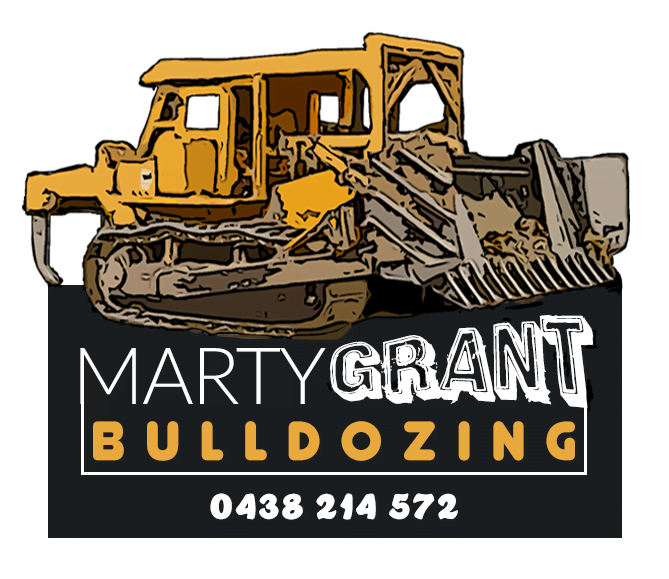 Marty Grant Bulldozing Logo